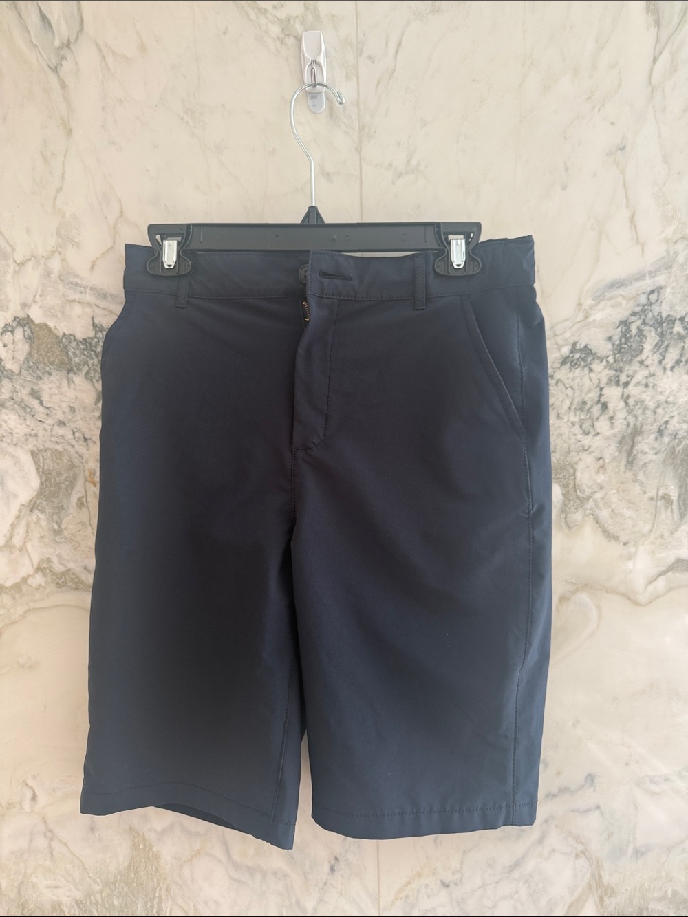The Children's Place Navy Flat-Front Performance Shorts boys size 16 set of 2